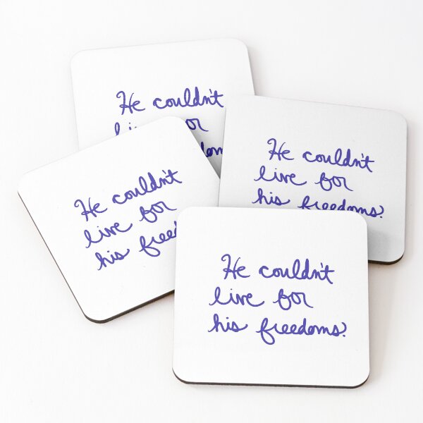 Item preview, He Couldn’t Live for His Freedoms designed and sold by abeink.