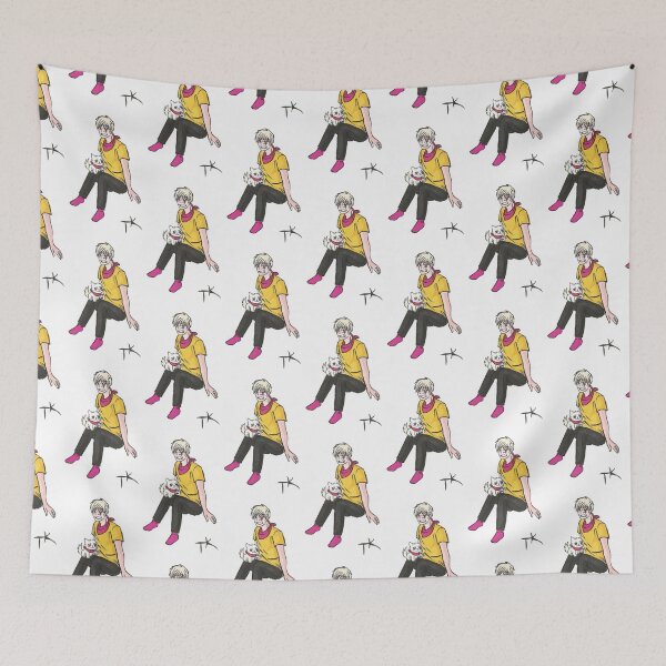 Item preview, boy with kitten designed and sold by Anmioma.