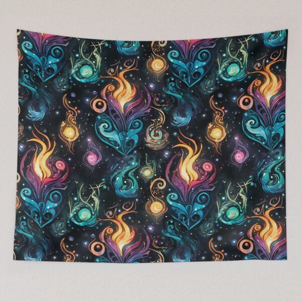 Item preview, Swirling Magic Spell Pattern designed and sold by SchorlCraft.