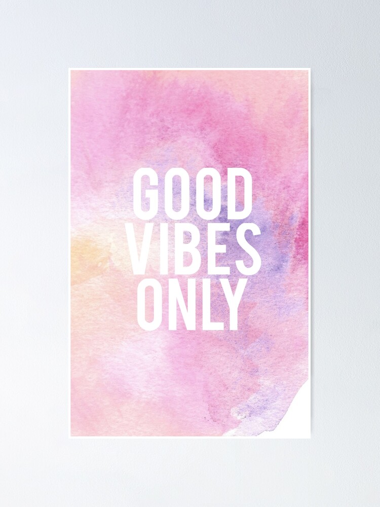 Vibes Poster" Poster for by Claireandrewss | Redbubble