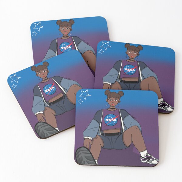 Item preview, Retro Space Girl designed and sold by makaylaistic.