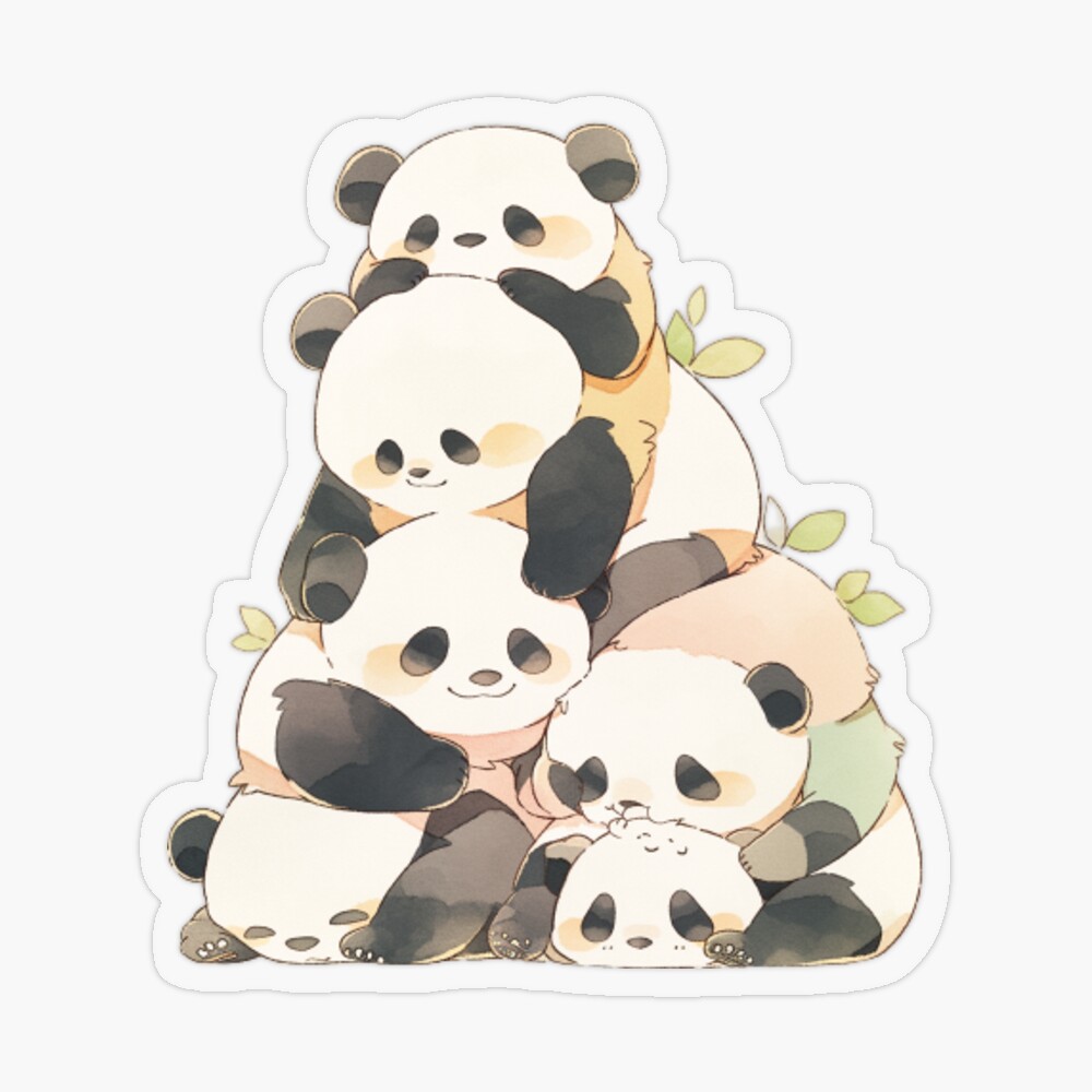 Kawaii Pack Stickers, Redbubble