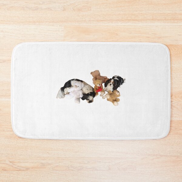 Item preview, dogs sleepy time with teddies 2,  designed and sold by Debsgiftware Ward.