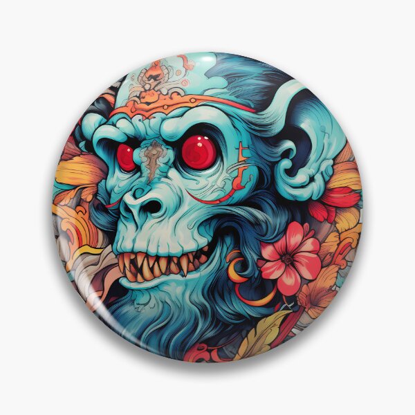 Item preview, "El Eterno Simio: Tatuaje Neotradicional en Movimiento" designed and sold by Art-Vortex-fr.