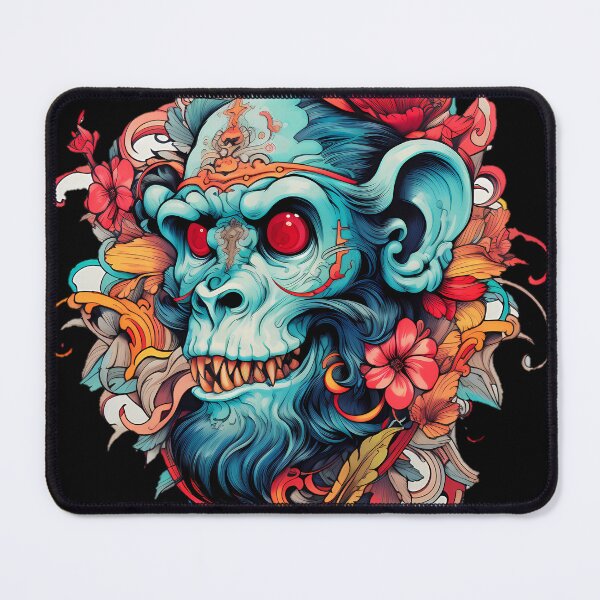 Item preview, "El Eterno Simio: Tatuaje Neotradicional en Movimiento" designed and sold by Art-Vortex-fr.