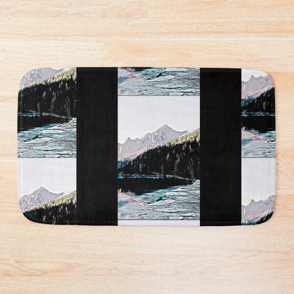 Item preview, Sketched mountains in fog designed and sold by FlowerandDesing.