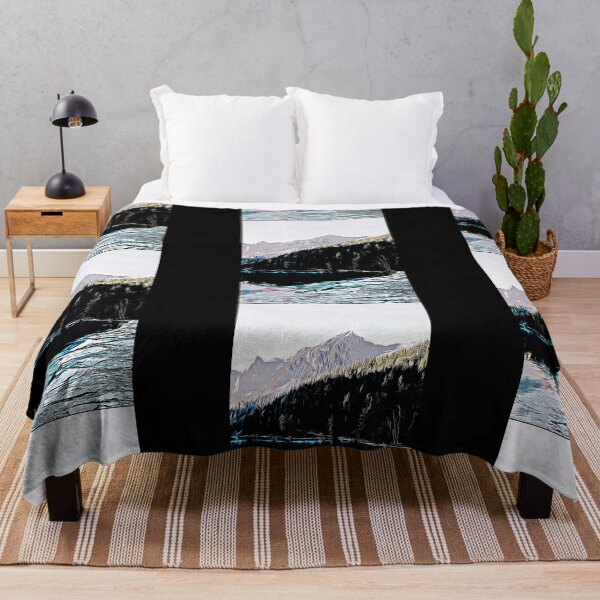 Item preview, Sketched mountains in fog designed and sold by FlowerandDesing.