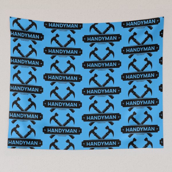 Item preview, HandyMan logo with hammers designed and sold by rubenarocho.