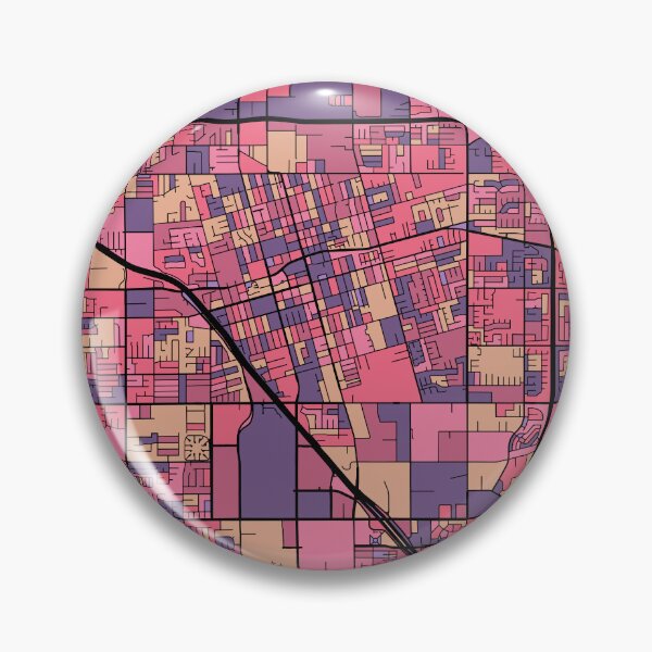 Item preview, Anaheim Map Pattern in Purple & Pink designed and sold by PatternMaps.