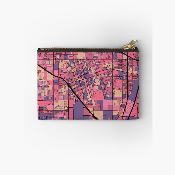 Item preview, Anaheim Map Pattern in Purple & Pink designed and sold by PatternMaps.