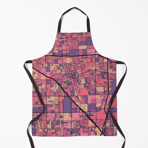Item preview, Anaheim Map Pattern in Purple & Pink designed and sold by PatternMaps.