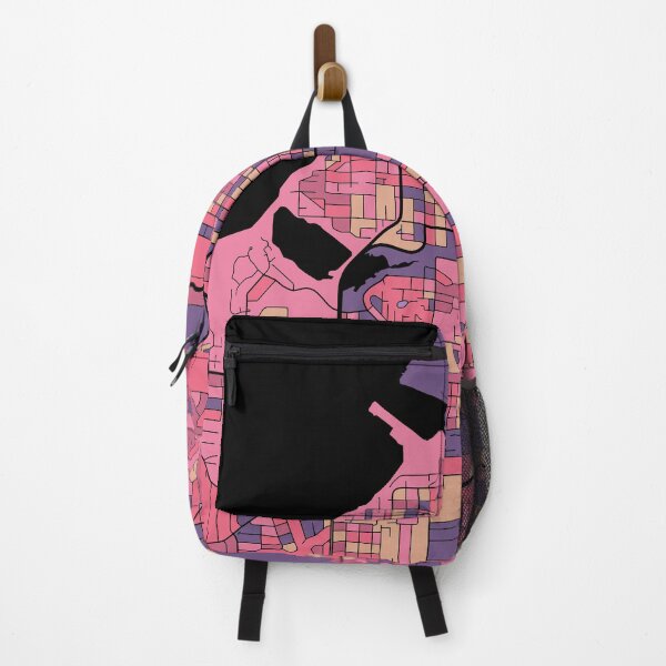 Item preview, Anchorage Map Pattern in Purple & Pink designed and sold by PatternMaps.