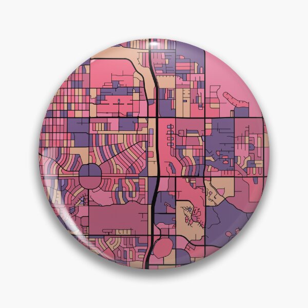Artikelvorschau, Aurora-Kartenmuster in Lila und Rosa entworfen und verkauft von PatternMaps.