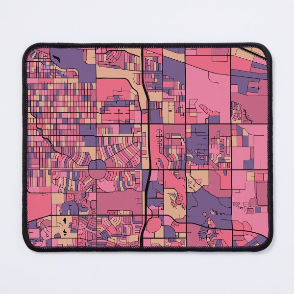 Item preview, Aurora Map Pattern in Purple & Pink designed and sold by PatternMaps.