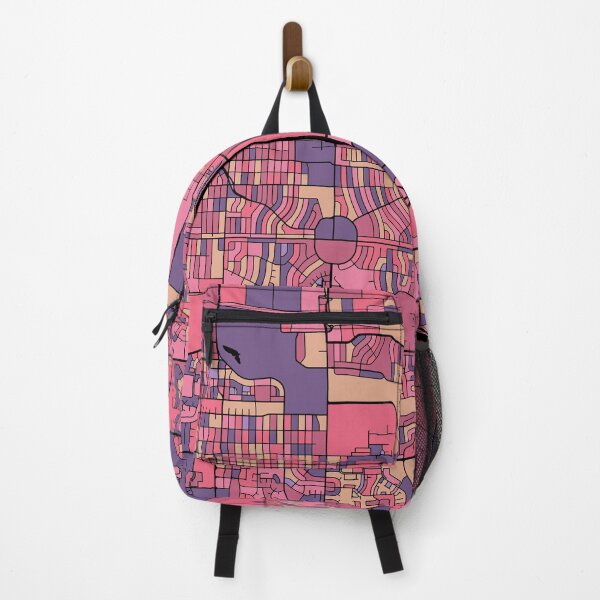 Item preview, Aurora Map Pattern in Purple & Pink designed and sold by PatternMaps.
