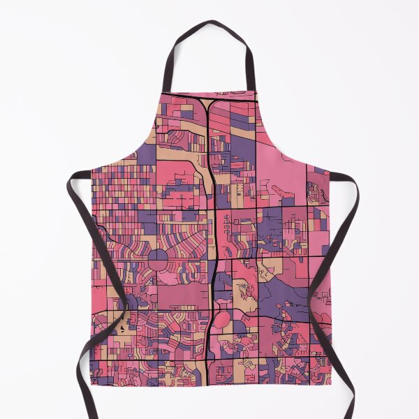 Item preview, Aurora Map Pattern in Purple & Pink designed and sold by PatternMaps.