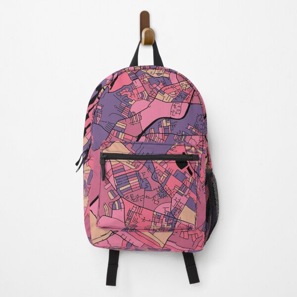 Item preview, Belfast Map Pattern in Purple & Pink designed and sold by PatternMaps.