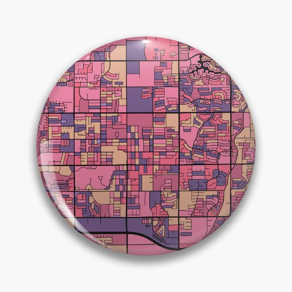 Artikelvorschau, Chandler-Kartenmuster in Lila und Rosa entworfen und verkauft von PatternMaps.