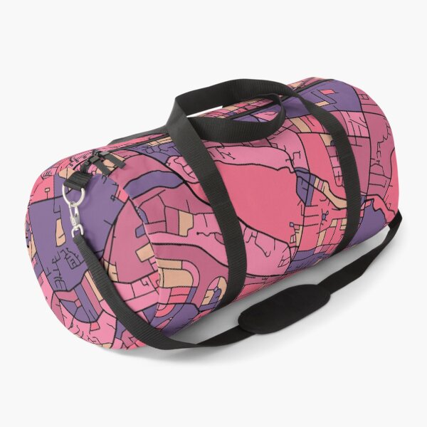 Item preview, Dublin Map Pattern in Purple & Pink designed and sold by PatternMaps.