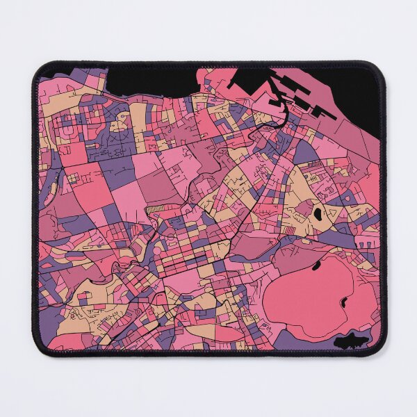 Item preview, Edinburgh Map Pattern in Purple & Pink designed and sold by PatternMaps.