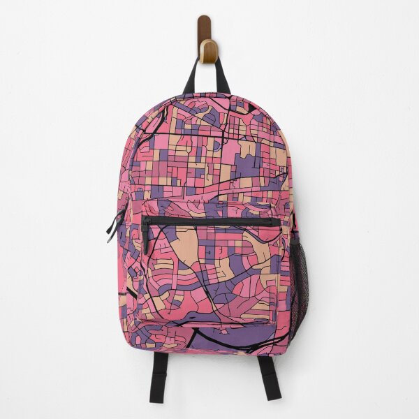 Item preview, Greensboro Map Pattern in Purple & Pink designed and sold by PatternMaps.