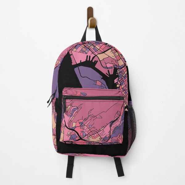 Item preview, Honolulu Map Pattern in Purple & Pink designed and sold by PatternMaps.
