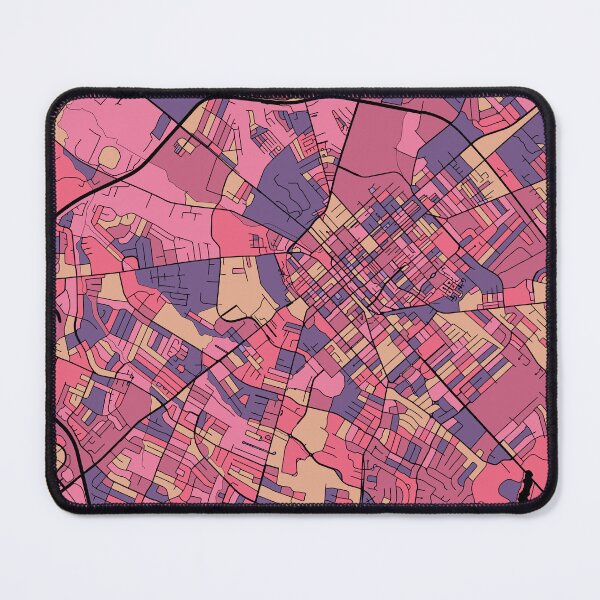 Item preview, Lexington Map Pattern in Purple & Pink designed and sold by PatternMaps.