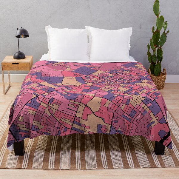 Item preview, Lexington Map Pattern in Purple & Pink designed and sold by PatternMaps.
