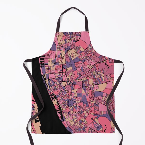 Item preview, Liverpool Map Pattern in Purple & Pink designed and sold by PatternMaps.
