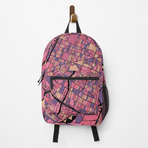 Item preview, Newark Map Pattern in Purple & Pink designed and sold by PatternMaps.