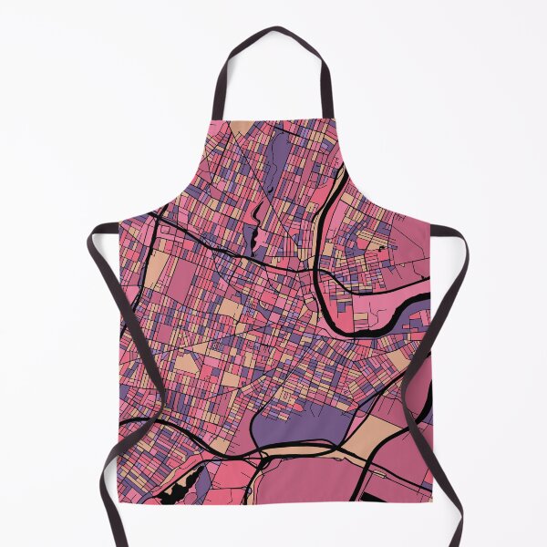 Item preview, Newark Map Pattern in Purple & Pink designed and sold by PatternMaps.