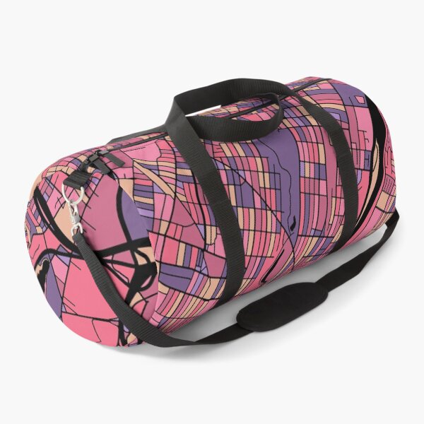 Item preview, Newark Map Pattern in Purple & Pink designed and sold by PatternMaps.