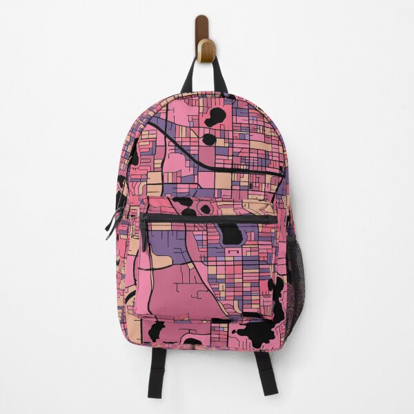 Item preview, Orlando Map Pattern in Purple & Pink designed and sold by PatternMaps.