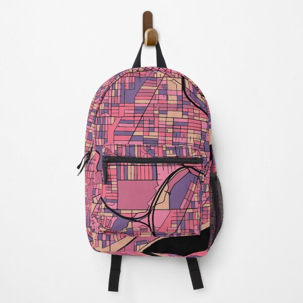 Item preview, Toledo Map Pattern in Purple & Pink designed and sold by PatternMaps.