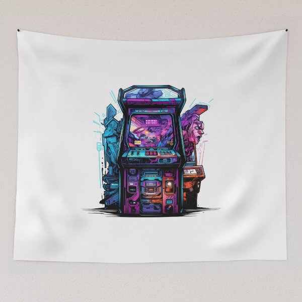 Item preview, Cyberpunk Video Game Arcade Cabinet designed and sold by SchorlCraft.
