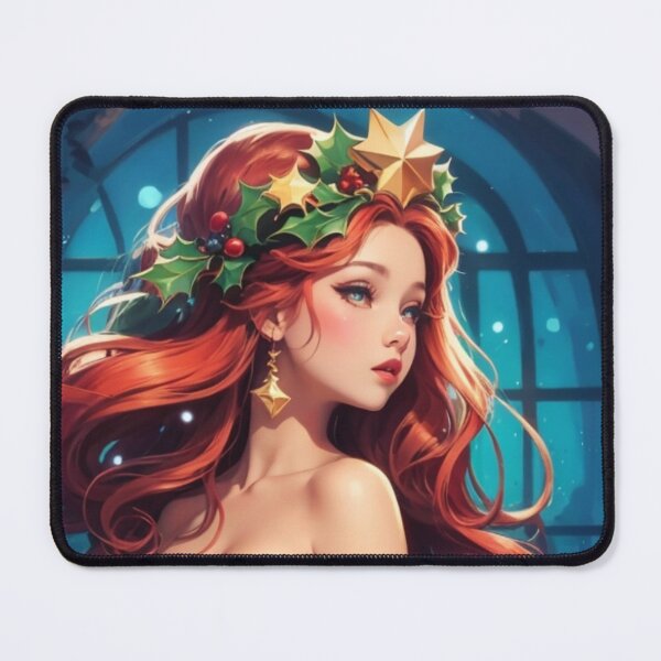 Item preview, Sirenas Poinsettia Mermaid designed and sold by SirenasWorld.