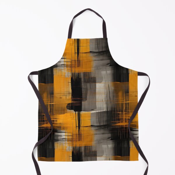 Item preview, Chic Yellow & Black Abstract Seamless Pattern - Bold Contrast designed and sold by Moo7shop.