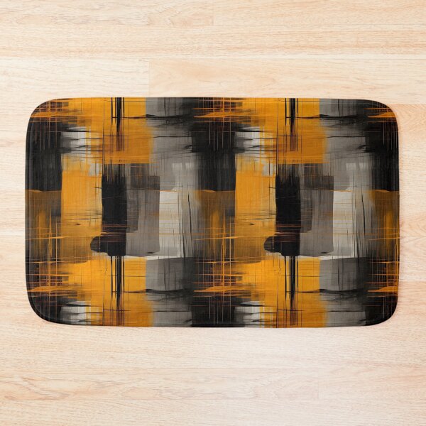 Item preview, Chic Yellow & Black Abstract Seamless Pattern - Bold Contrast designed and sold by Moo7shop.