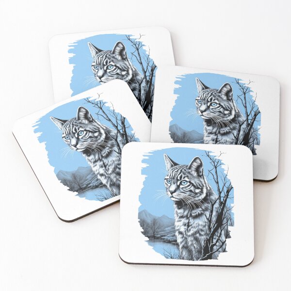 Item preview, Highland Enigma: Wildcat in the Scottish Highlands Graphic Art designed and sold by CaledoniArt.