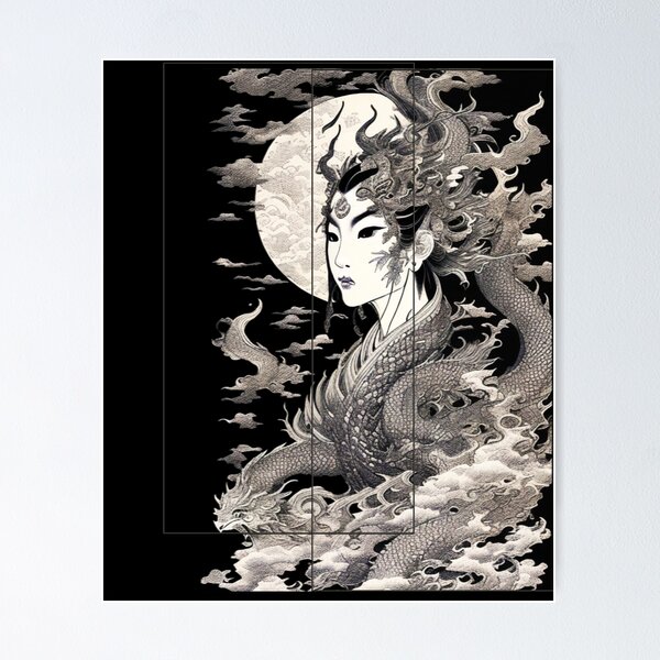 Amaterasu Japanese goddess of the sun AMATARAZU protected by a