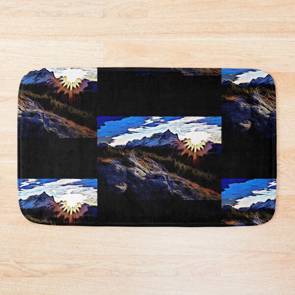 Item preview, sunrise over the mountains designed and sold by FlowerandDesing.