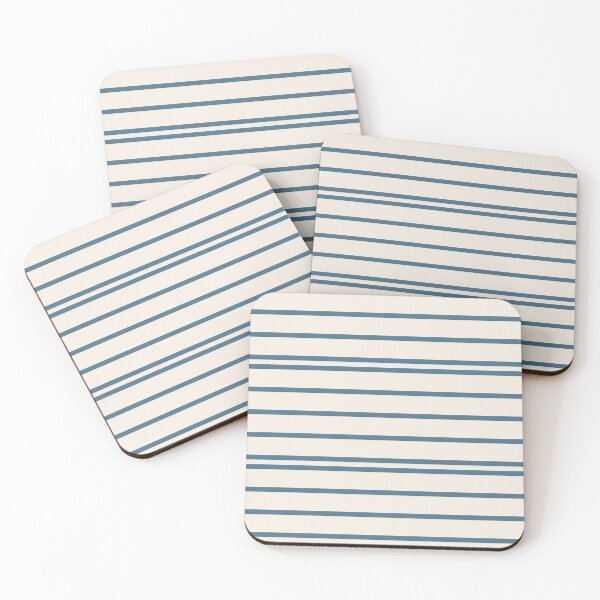 Item preview, Let Go and Let God , Blue and Cream  Stripe Pattern with Sunflowers designed and sold by southerndoll67.