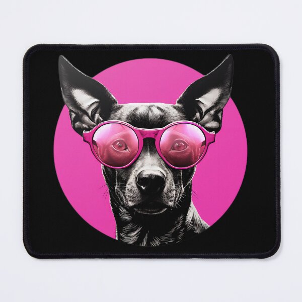 Item preview, Dog Wearing Pink Sunglasses designed and sold by DafraDesign.