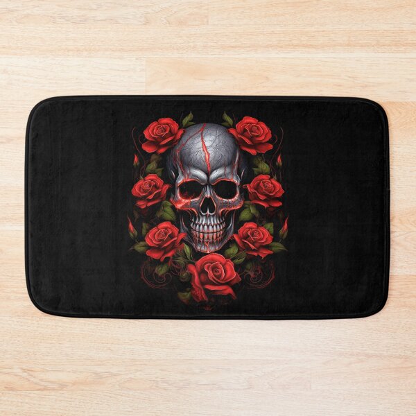 Item preview, Gothic Skull with Roses designed and sold by Vinson-MFG.