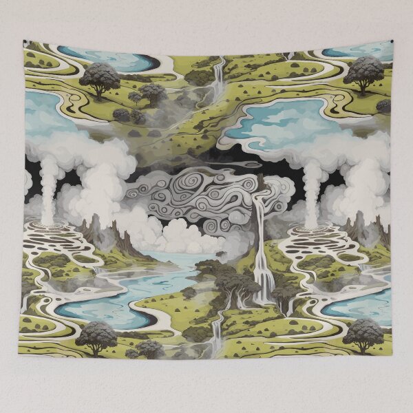 Item preview, Te Puia Reverie designed and sold by SimplyPaterNZ.