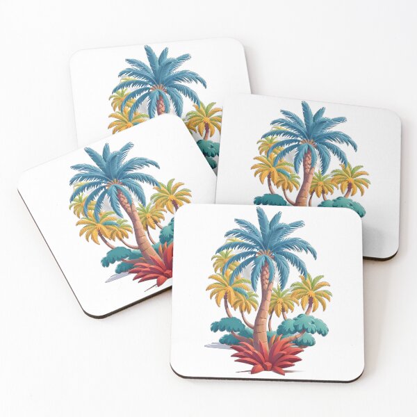Item preview, Vibrant Palms - Colorful Digital Art designed and sold by DeevaValli.