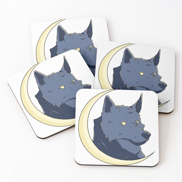 Item preview, Wolf on crescent moon designed and sold by FerdiEverywhere.