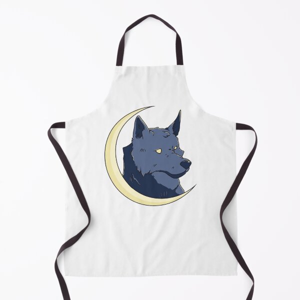 Item preview, Wolf on crescent moon designed and sold by FerdiEverywhere.