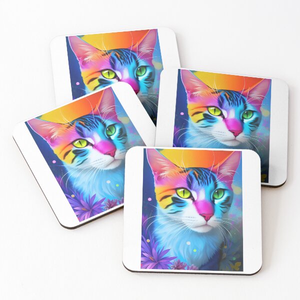 Item preview, Multicolored Misifus designed and sold by createinpixels.