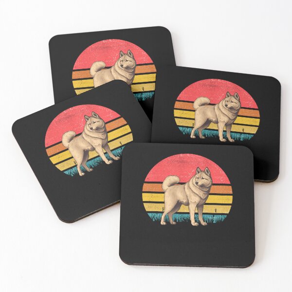 Item preview, Norwegian Buhund Vintage Retro Sunset designed and sold by rafaeltto.